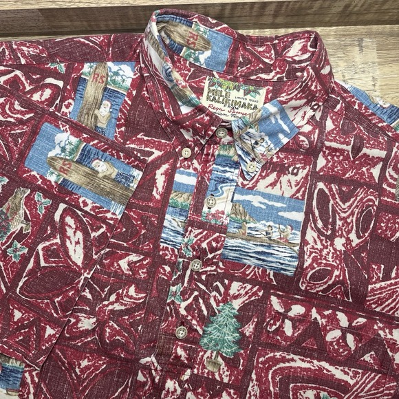 reyn spooner Other - Reyn Spooner Mele Kalikimaka‎ Christmas Hawaiian Pop Over Shirt Mens Limited